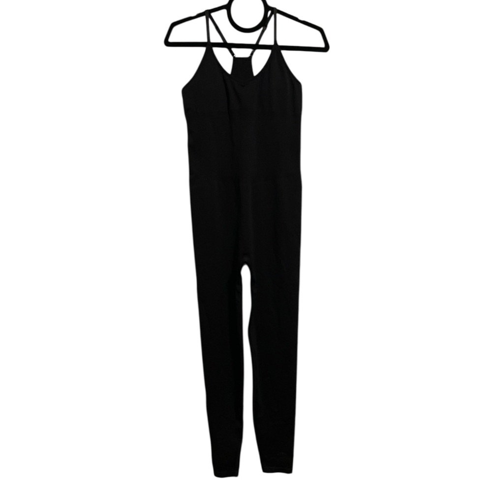 Black Women's Strappy Jumpsuit
